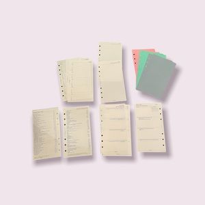 Filofax Personal Size Inserts - April 21 2022 - Jan 4 2023
